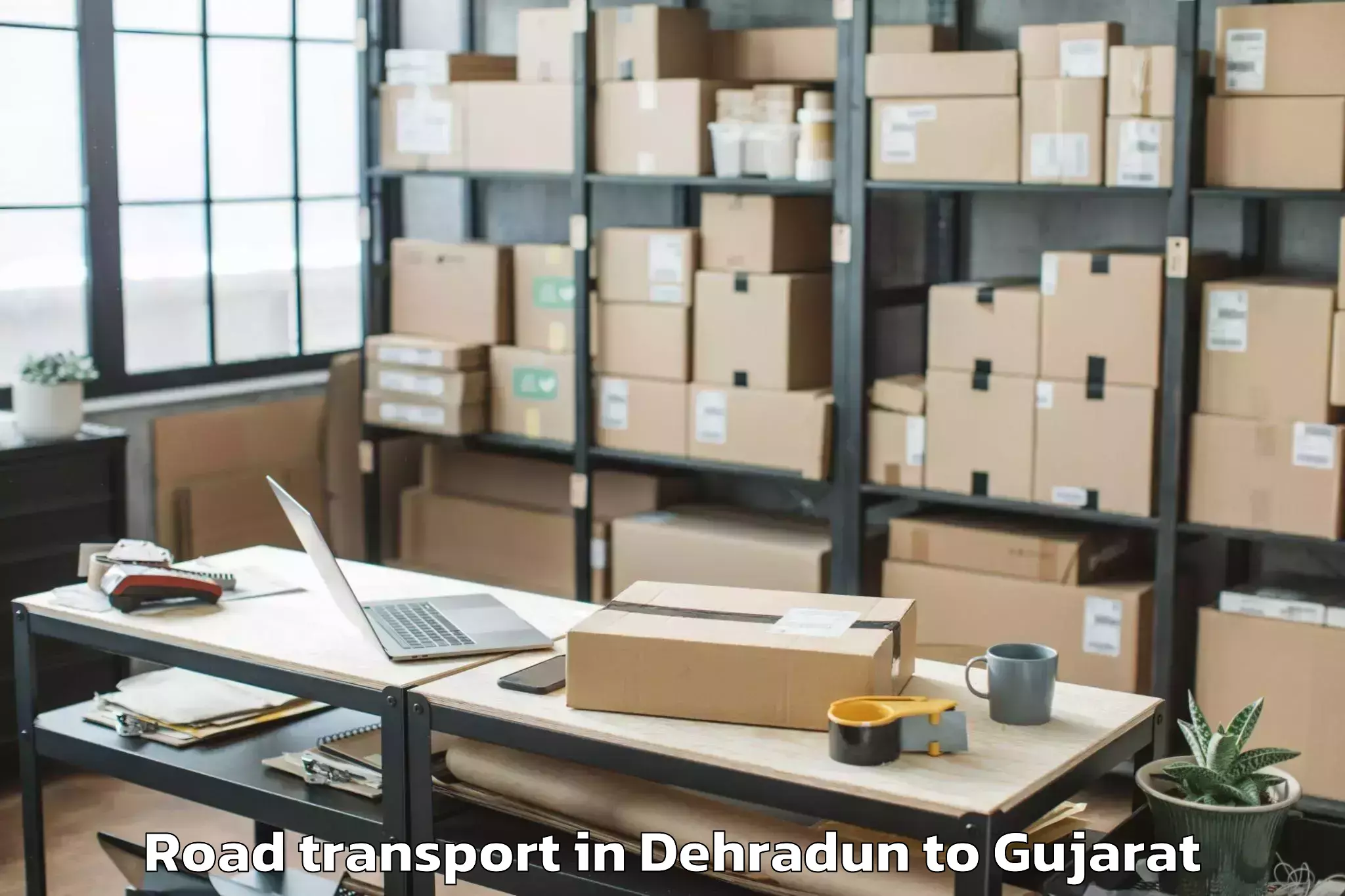 Book Your Dehradun to Mendarda Road Transport Today